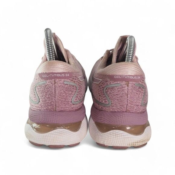 Asics Gel- Nimbus 24 Barely Rose Performance Running Shoes 1012B201 Women's 9.5 - Picture 5 of 12